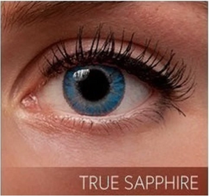 True Sapphire Contact Lenses - Non Prescription Colored Contacts