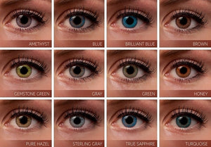 Blue Colored Contact Lenses - Color Contacts