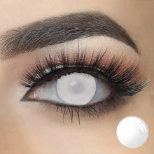 BLIND WHITE OUT Halloween Contacts SFX Crazy Colored Contact Lenses RY160