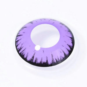 PURPLE BURST Halloween Contacts SFX Crazy Colored Contact Lenses A28