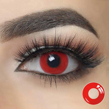 PURE RED Halloween Contacts SFX Crazy Colored Contact Lenses RY013